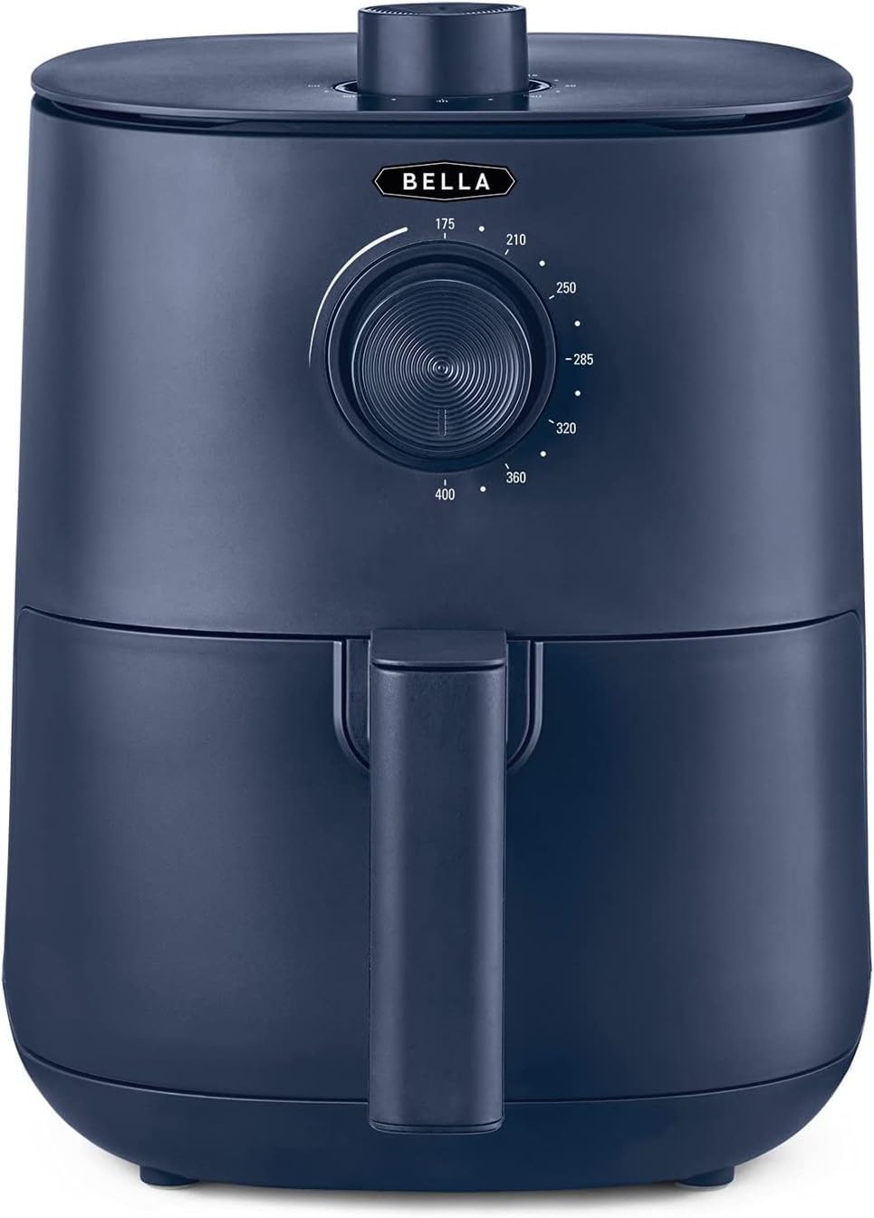 bella Freidora de Aire de 3 L, Sin Precalentamiento, Sin Aceite, Sartén Antiadherente y Bandeja para Elementos Crujientes Aptas para Lavavajillas para Facilitar la Limpieza, Color Azul Mate
