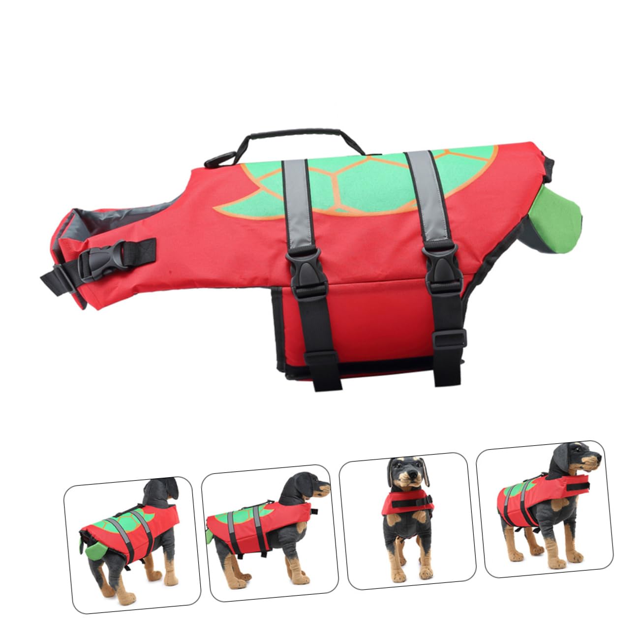 VICASKY Reflective Dog Vest for Dogs Polyester with Snap Buckle Fasten Strap Pet Safety Apparel