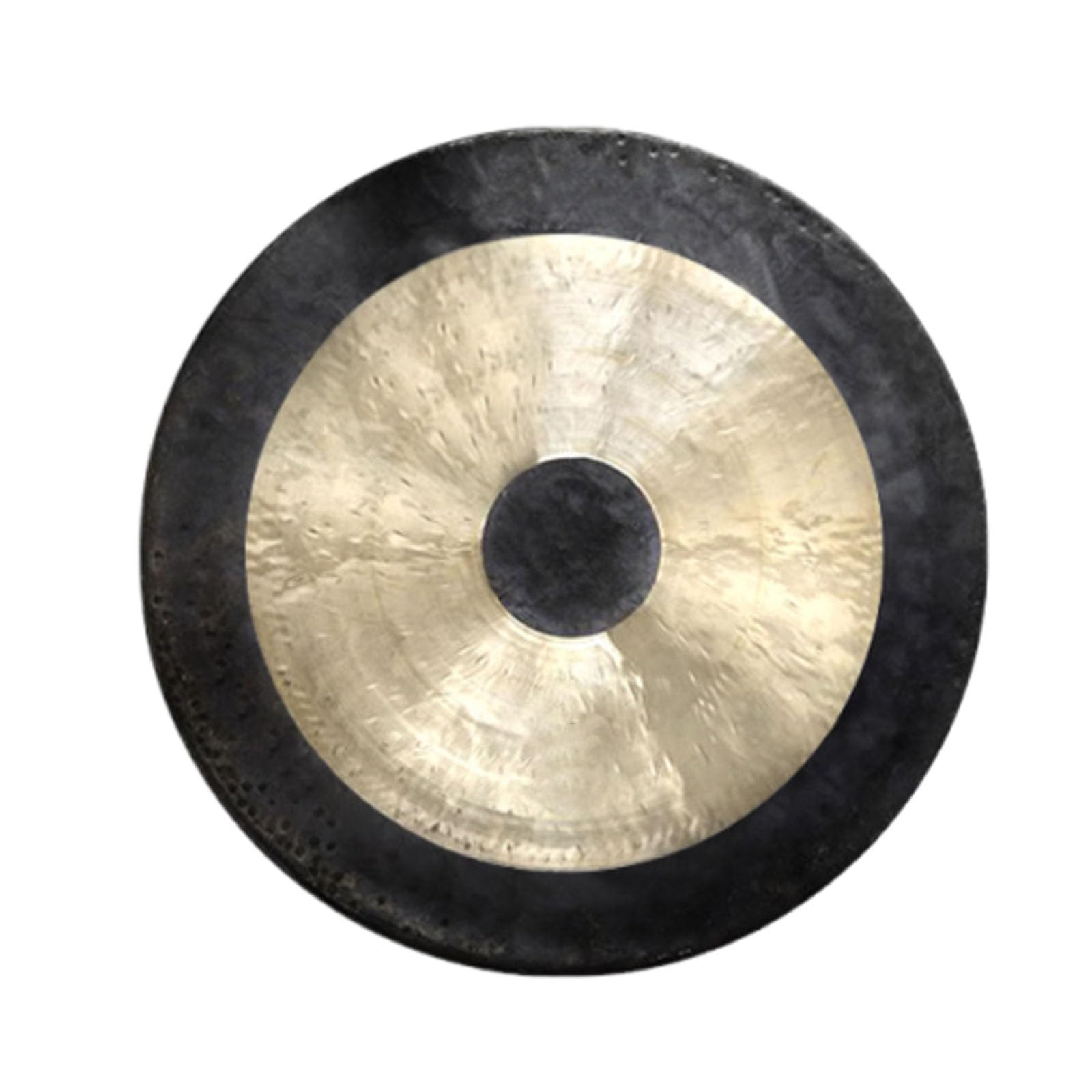 XNZJHPP Traditional Bronze Gong with Beater - Shimmering Hand Cymbal, Perfect Percussion Instrument for Home, or Party Decor, Enhance Ambiance and Celebrate! (20cm)