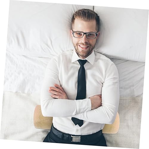 Miniatura 4 de ULDIGI Almohadas de bambú Almohada anti estrés Almohada de tronco Almohada de espalda para almohada de cuello de madera Almohada de cuello rígido