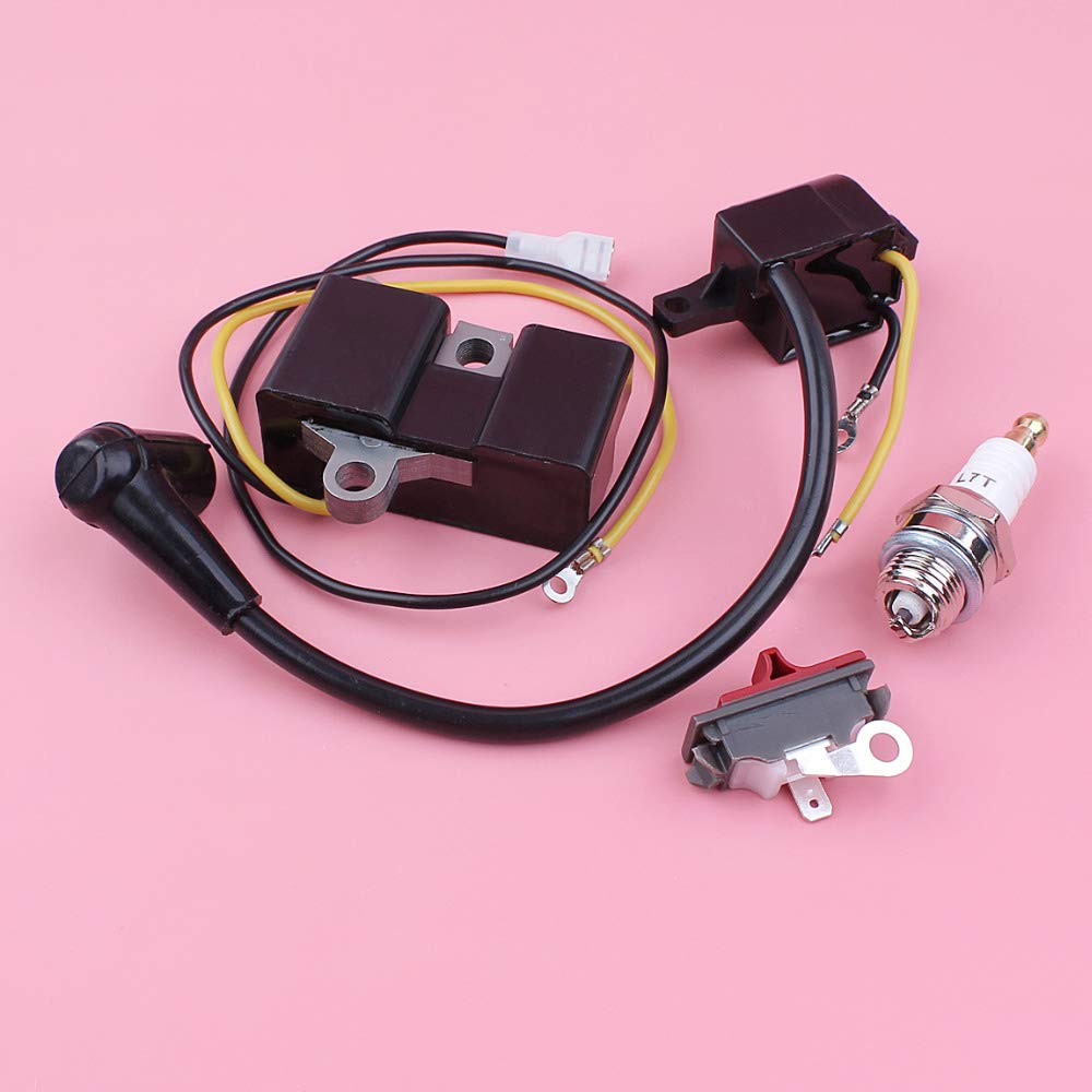 Zestaw modułów cewki zapłonowej dla 61 66 162 266 dla Jonsered 630 670 część zapasowa do piły łańcuchowej część starego typu wyłącznik świecy zapłonowej