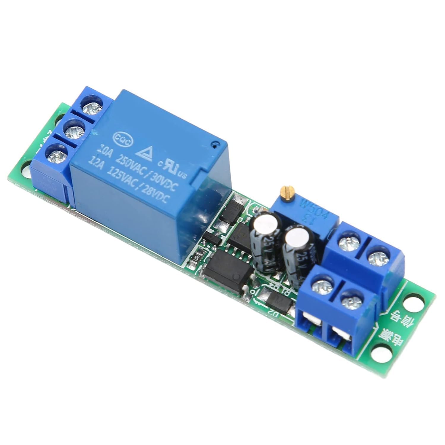 Timer Relay Module, Timer Relay Module 0‑25s Adjustable Delay Switch Board DC 12V One Channel Relay Module Relay Switch, Wall Timer Switches-image-13