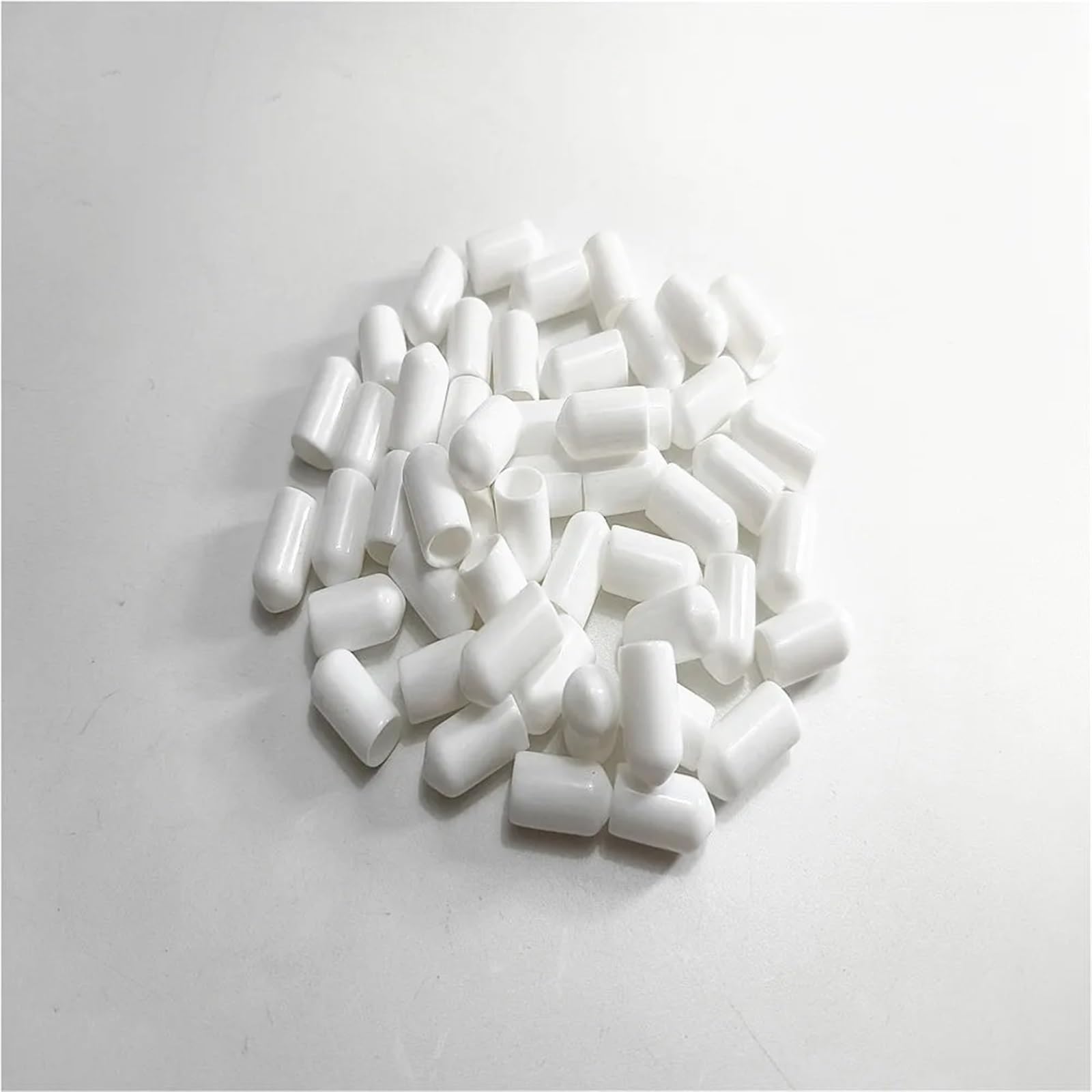 Xinglongs White Pvc Cap Rubber End Caps Id1.3mm To Id2.5mm Pvc With Different Colors Cable Insulation Thread Cover Waterproof Cap(,Id2.5mm,1000Pcs)