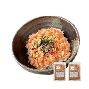 ネギサーモンです☆ 新メニュー✨✨ 『サーモンネギトロ丼』です😋‼️ 登場初日から