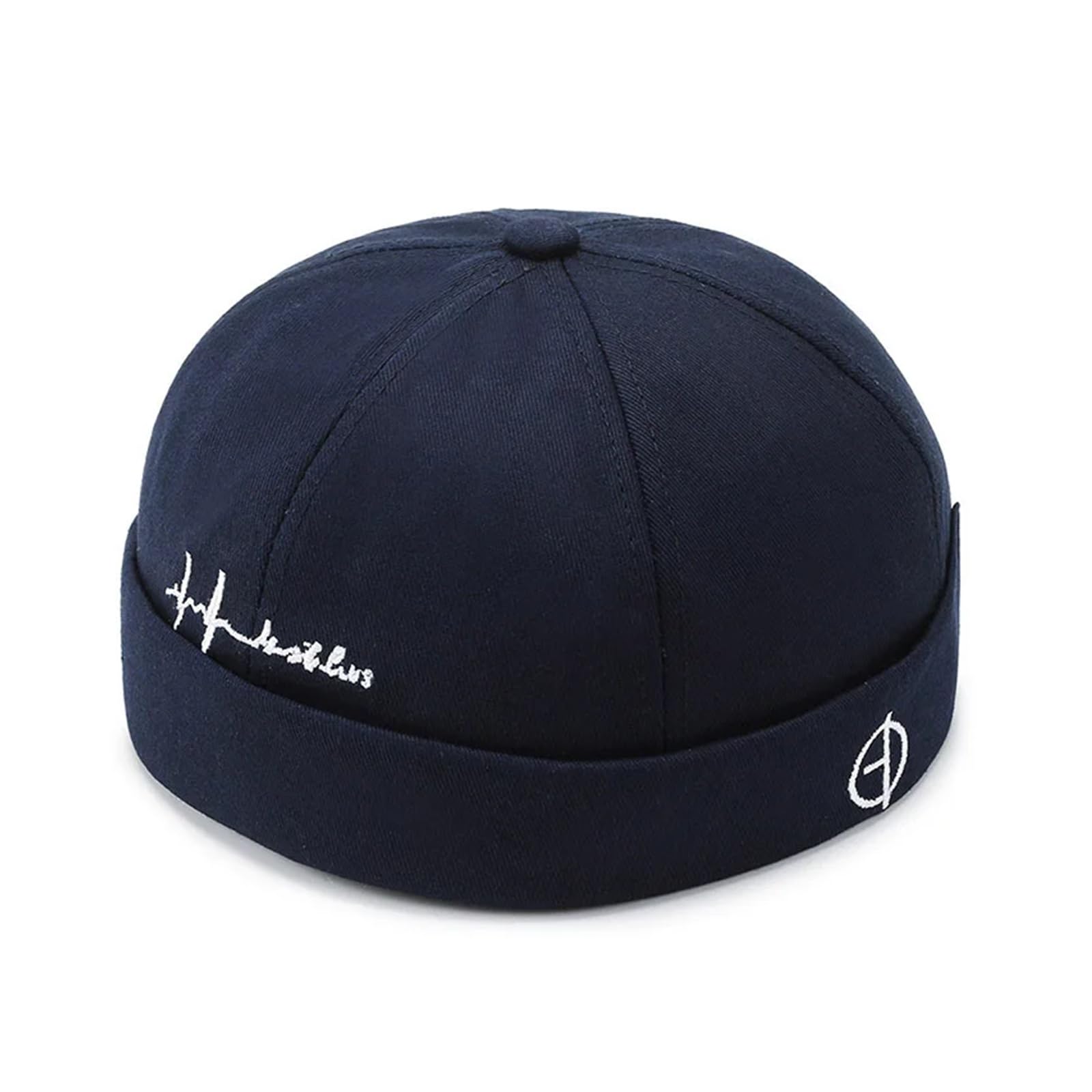 Sombrero sin ala para hombre y mujer gorro hip hop de algodón para primavera 8