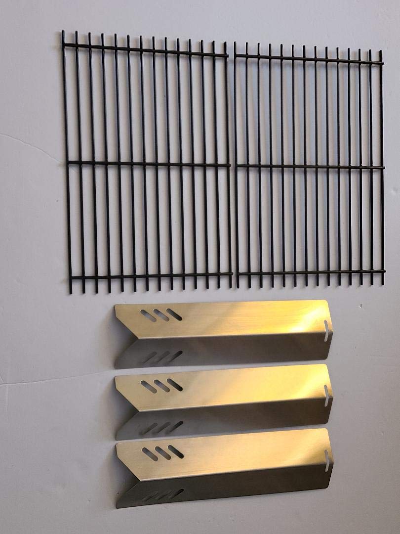 Buy Outdoor Bazaar Set of Porcelain Coated Cooking Grid and Three Stainless Steel Replacement