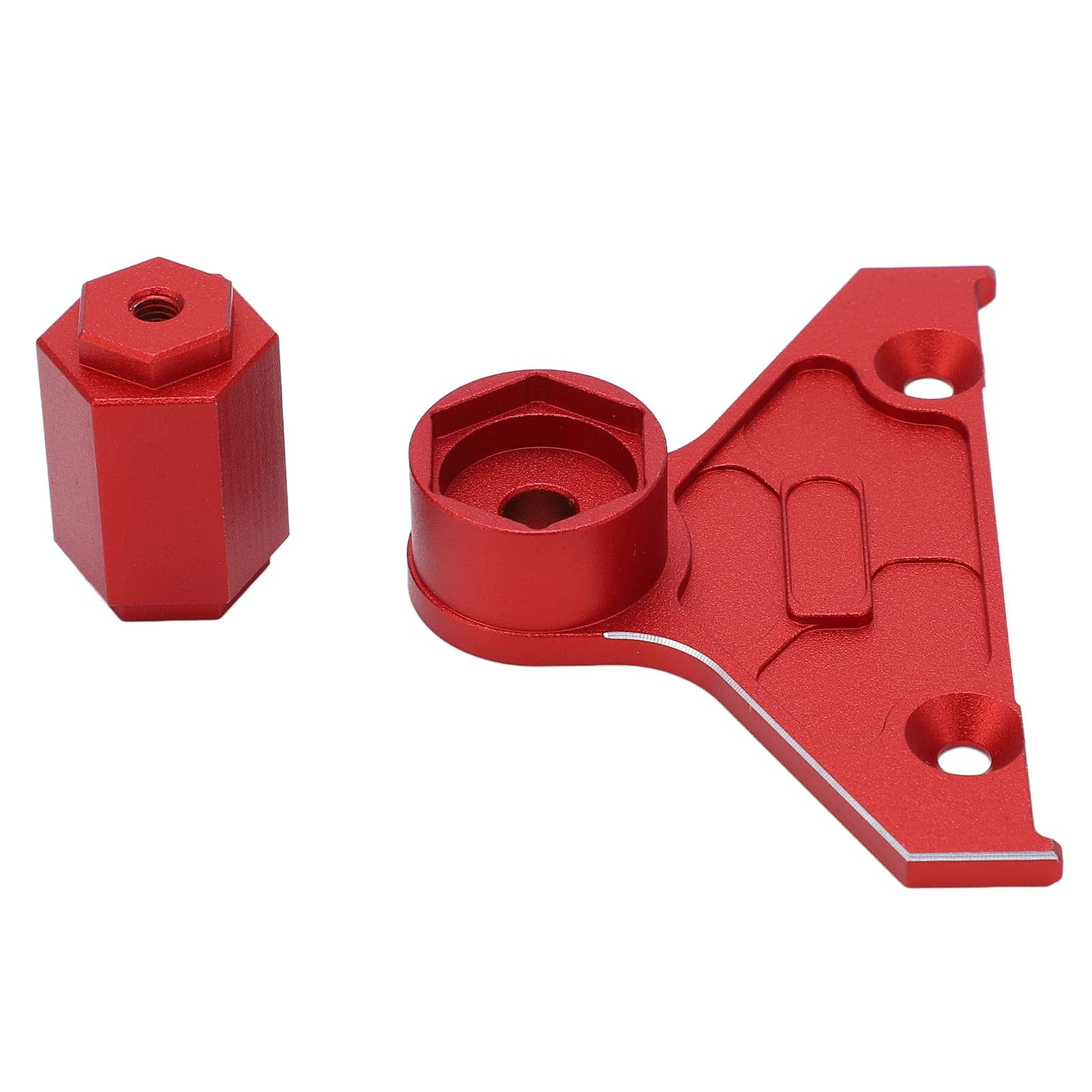Support de Pneu de Secours en Alliage d'aluminium H12 H14 H17MM Support de Pneu de Secours pour SCX6 1/6 L'Alliage Noir Peut être de qualité pour Le de Temps Matériau de Haute qualité