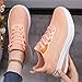 Hhhchpm Womens Bowling Shoes Sneakers Air Cushion Running Shoes Lightweight Tennis Walking Shoes Mesh Breathable Gym Work Fashion Sneakers Athletic Comfortable Casual (Orange,7)