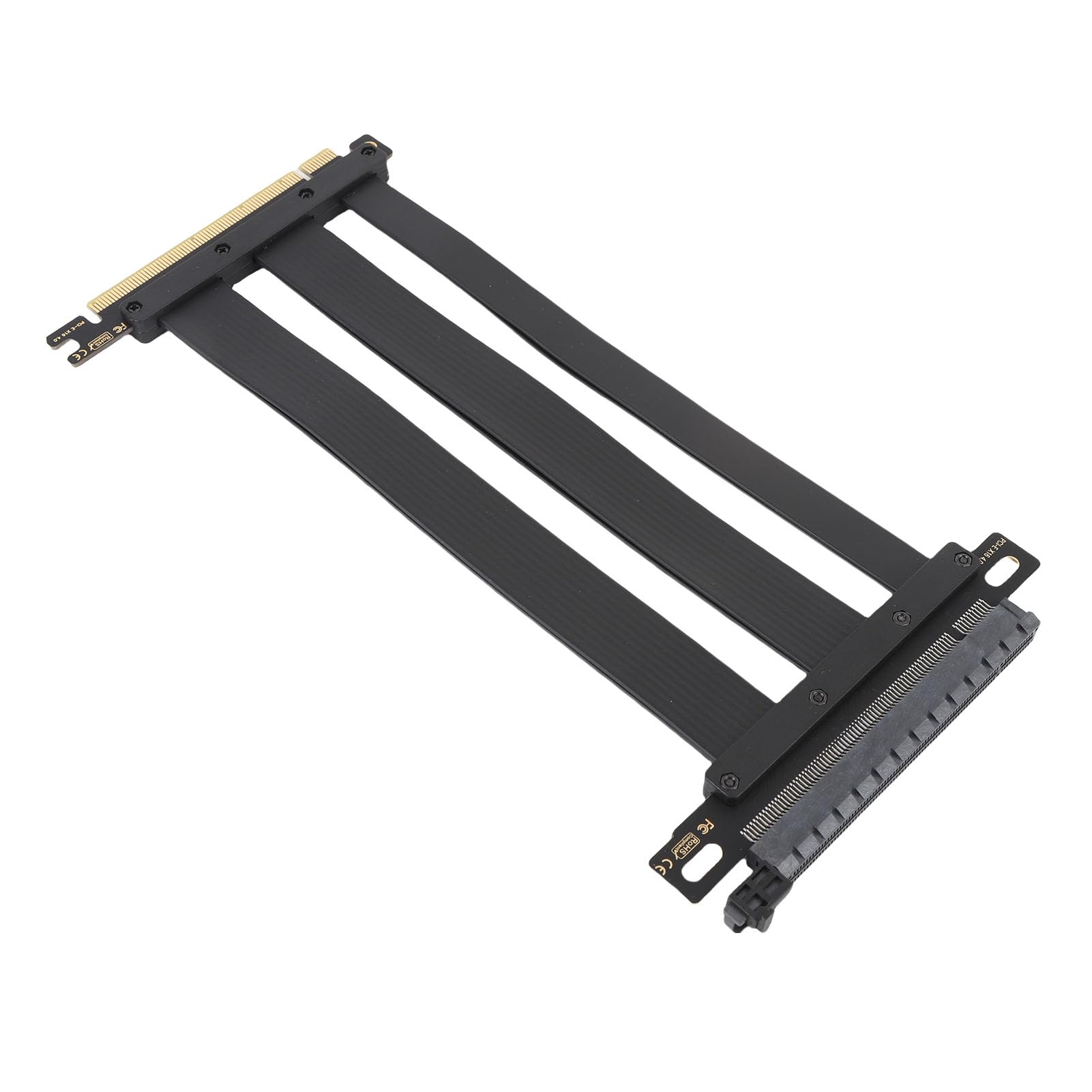 Szybki Kabel Riser PCIE 4.0 X16 o Zwiększonej Wytrzymałości dla Portu rozszerzeń GPU, Pasujący do RTX 4090 (ti) i Aplikacji AI, 1 szt. (25cm)