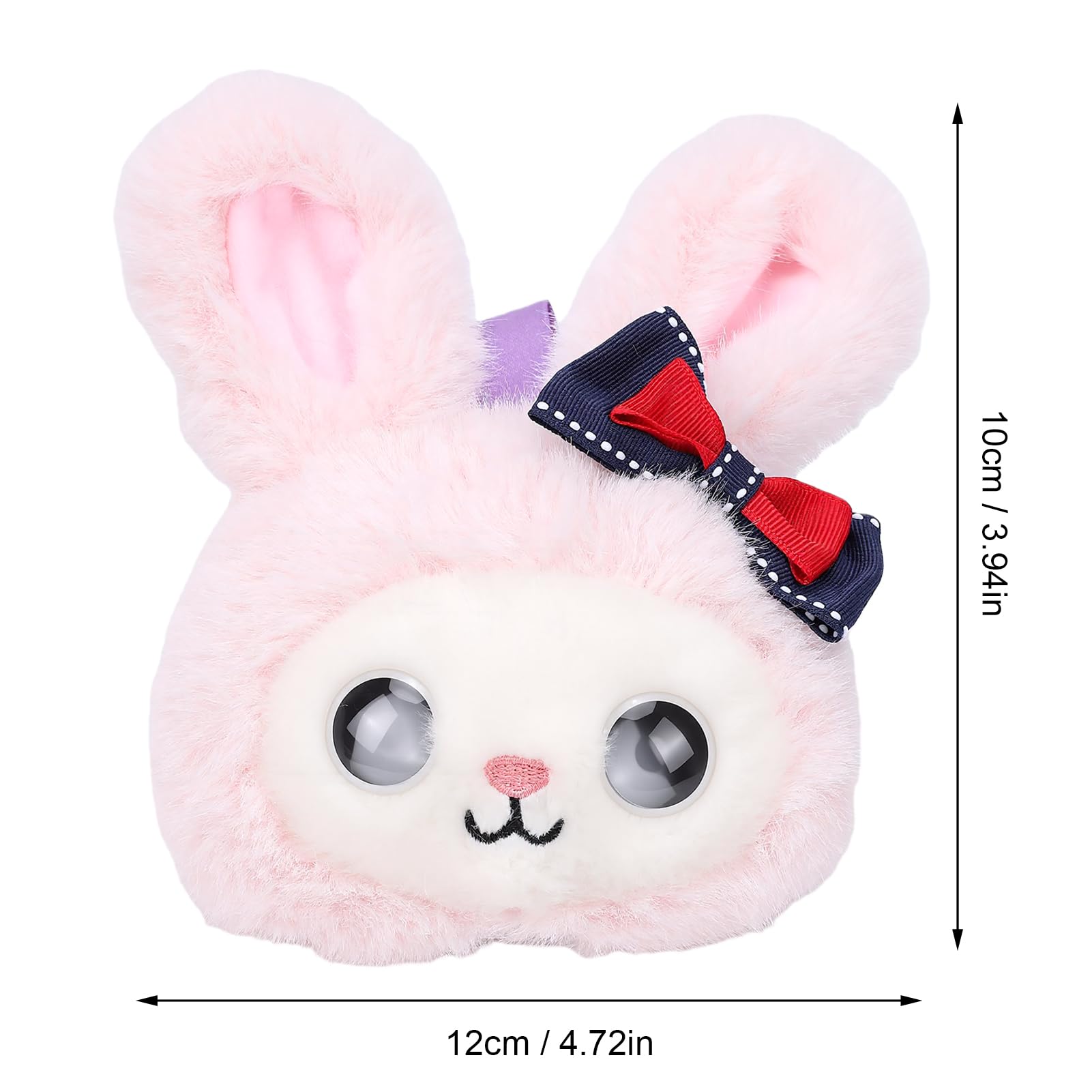 SEAFRONT Juguete de Peluche AI ​​Companion, Animal de Peluche Interactivo de Poliéster con Sensor Táctil, Ojos LED, Chat de Voz, USB C Recargable 1000 MAh para Niños Que Aprenden y Juegan Diariamente