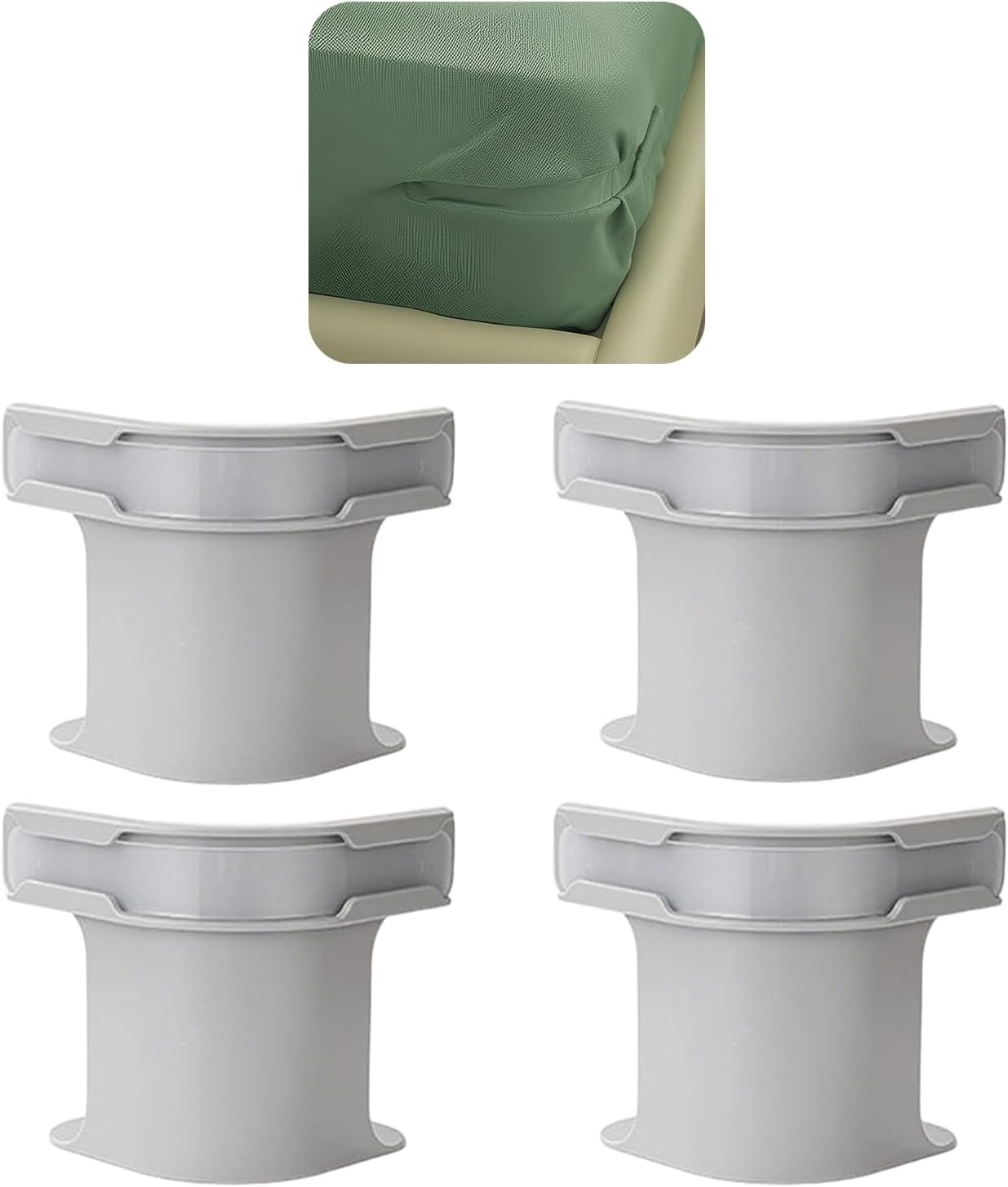 Crega Ultimate Sheet Holders for Bed – Secure Fitted Sheet Fasteners | Anti-Slip Corner Grippers for Tight, Wrinkle-Free Bedding | Strong Elastic, Easy to Use Clips-image-13