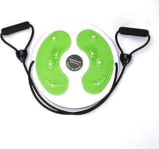 Waist Twister With Cord Pull Waist Wriggling Plate Plastic Magnetic Twist Massage Board Fitness Equipment