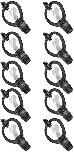 Miniatura 8 de 10 boquillas de plástico G12 pulgadas con forma de lluvia, para riego agrícola, rociador de agua para riego agrícola, rociador para plantas, riego