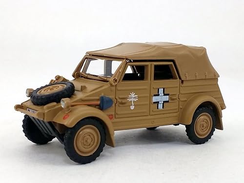 Volkswagen Kübelwagen - VW Tipo 82 Tan - Wehrmacht - Modelo fundido a presión escala 1/43