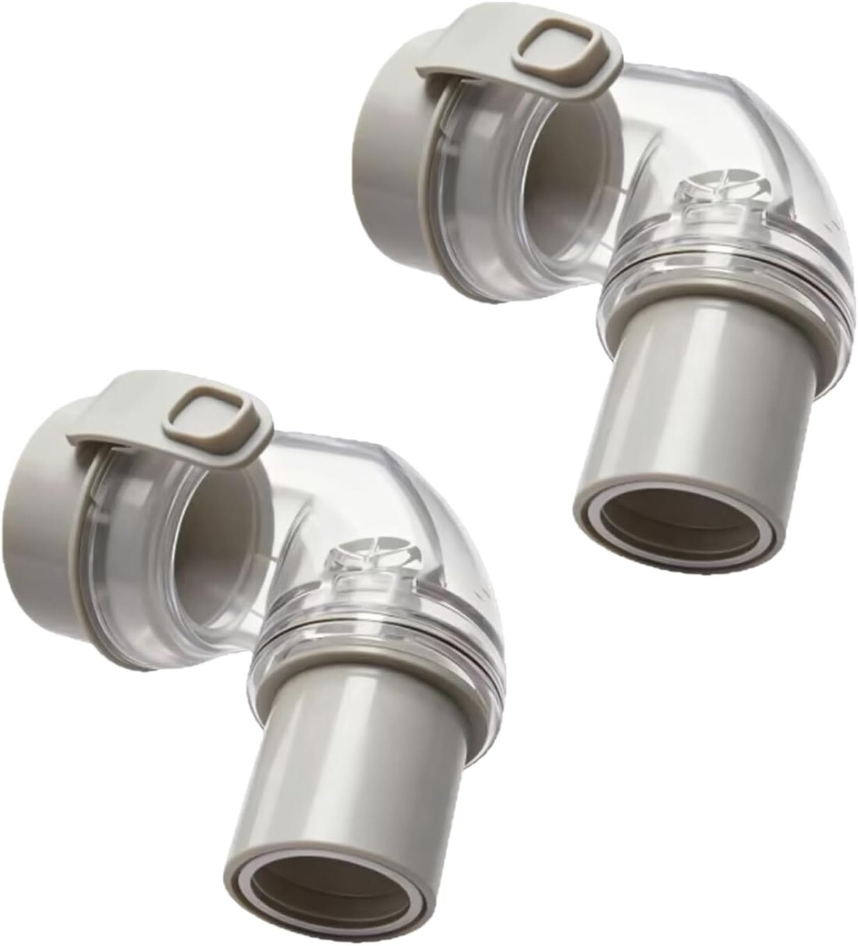 Ventilator Connector Replaceable ABS Ventilator Adapter Easy Installation Breath Machine Accessories Oxygen Attachment
