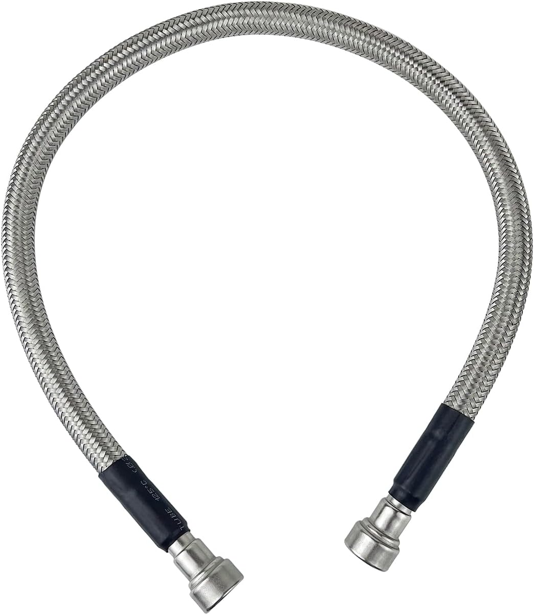 #Replace 15167372 15077513,Fuel Tank Hoses Stainless Compatible with Chevy GMC Sierra 2500HD 3500HD 6.6L Duramax 2001-2010