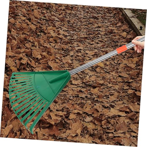 Joinpaya 2 Pack Plastic Leaf Rake Head Replacement, 22 Tines Garden Rake for Lawns and Yards, Heavy Duty Poly Shrub for Clearing Grass and Debris, Lightweight Gardening Tool, Green by JOINPAYA - Used condition - Image 5
