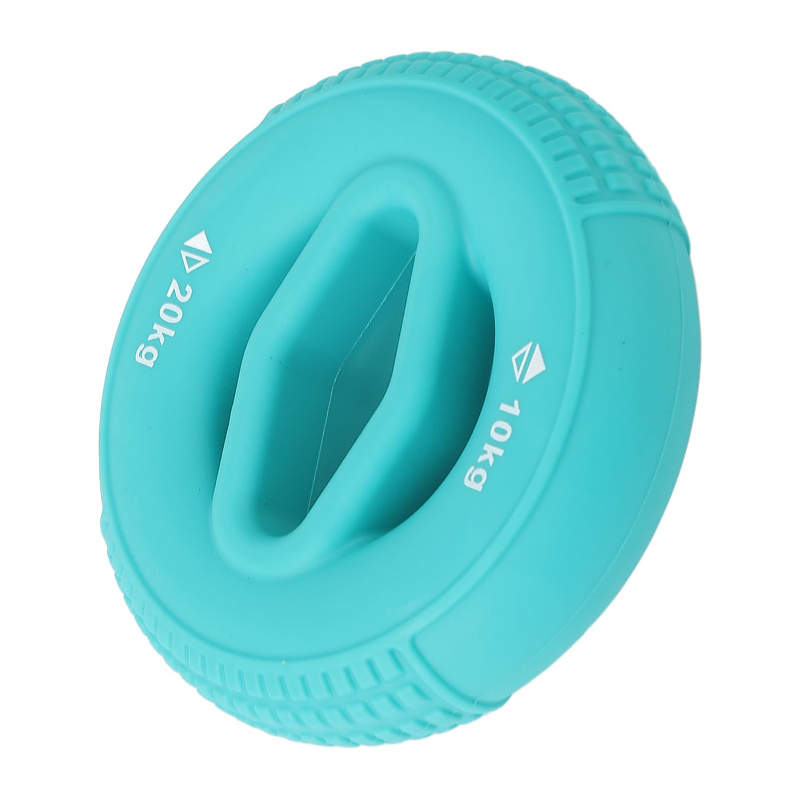 Srliya Anello per Allenatore della Forza della Presa in Silicone Comodo Rinforzo Dell'avambraccio per L'allenamento del Polso della Mano Verde Erba 10-20 Kg