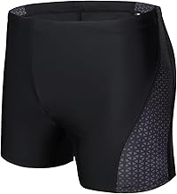 AMZSPORT Badehose Herren Kurz Schwimmhose Eng Wassersport Badeshorts