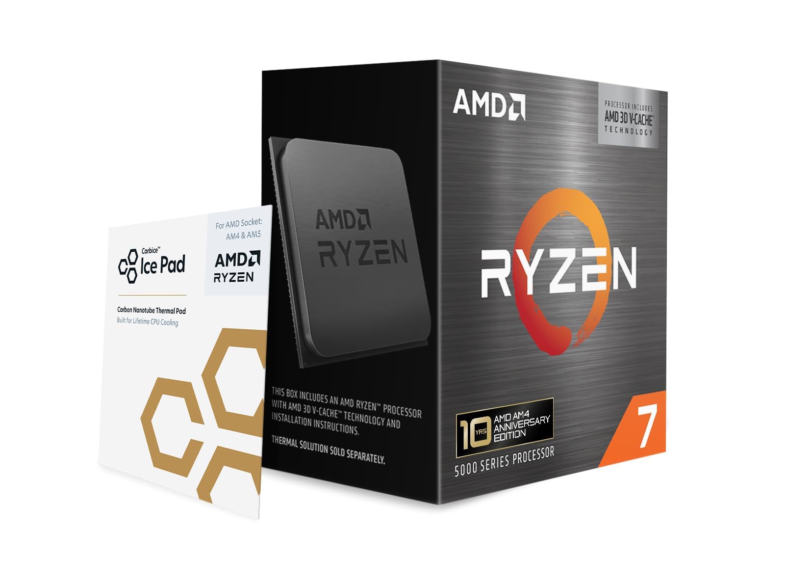 AMD Ryzen 7 5800X3D 8-rdzeniowy, 16-wątkowy procesor biurkowy z technologią AMD 3D V-Cache
