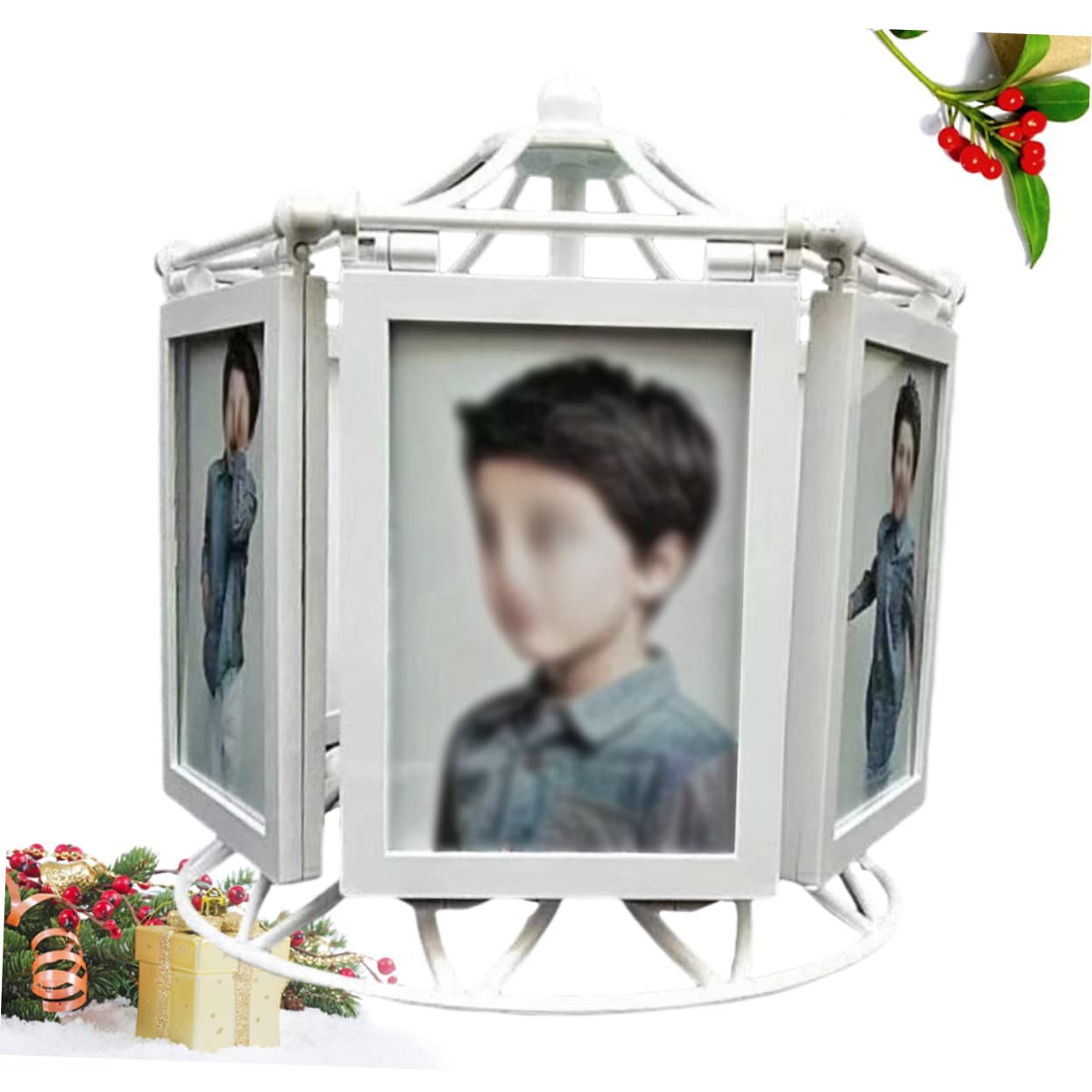 Levemolo Custom Ferris Wheel Photo Frame Rotating Ferris Wheel Stand Large Picture Frame
