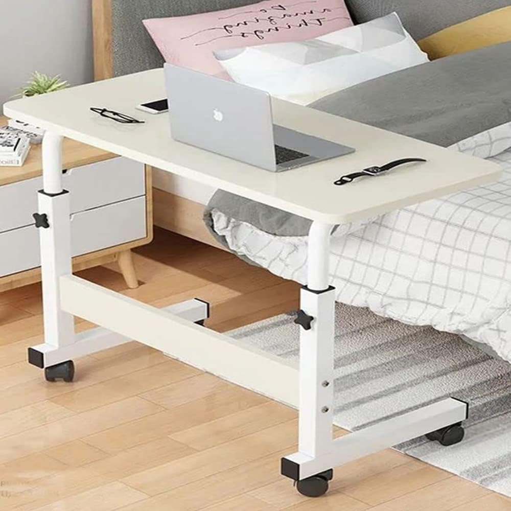 Kutis Adjustable Standing Desk, Small Desks for Small Spaces Portable Laptop Computer Desk, Table for Bedrooms Couch Desk for Home Office Table. 80 x 40 x 90 cm