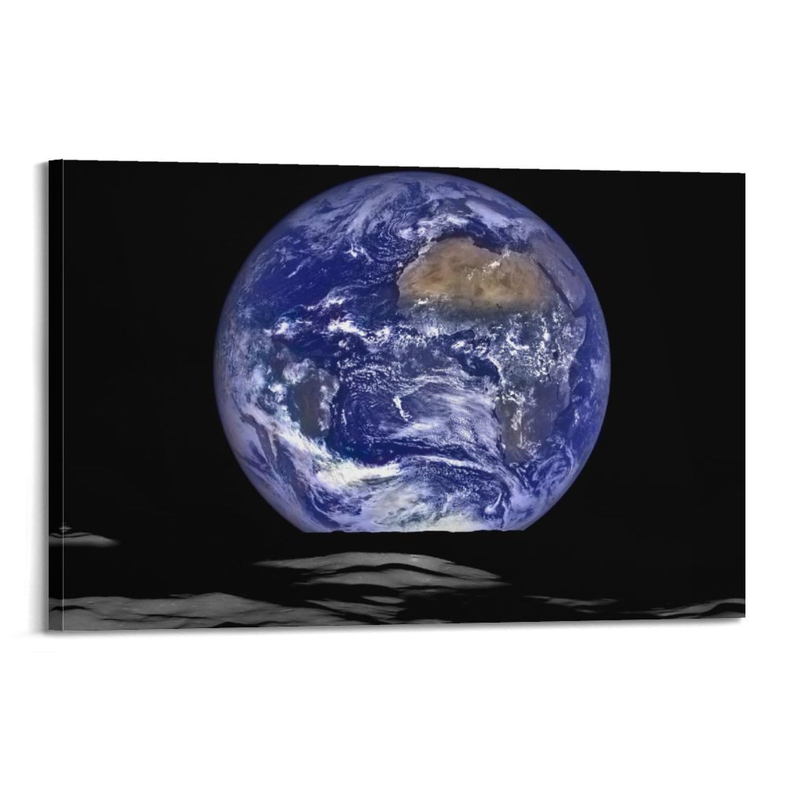 OKAHYS Earth Rise Planet Space Poster Decorative Painting Canvas Wall Artworks Picture 24x36inch(60x90cm)