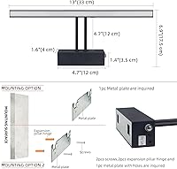 Vista 7 de FUNCHDAY Luz para Cuadros, Luces de Arte a Batería para Pared, Luz Inalámbrica con Control Remoto para Pinturas con Temporizador y Regulable