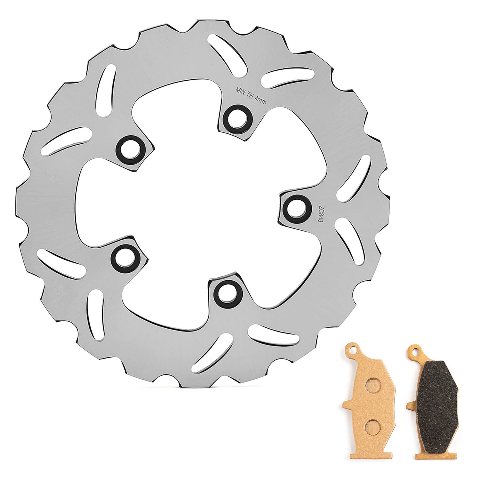Rear Brake Disc Rotor Pads Kit for Suzuki GSXR 600 750 2006-2010 GSX-R 1000 2007 2008