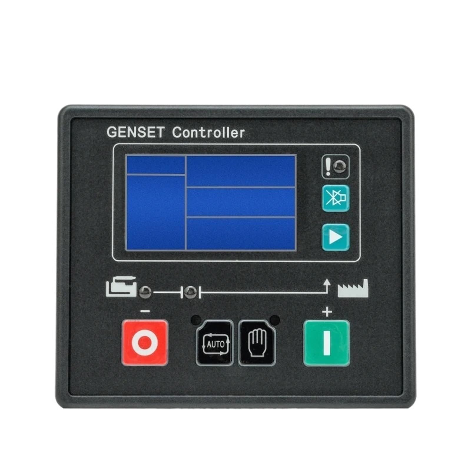 Jdilfunu Gu610a Generator Controller Lcd Backlight Rs485 Rs232 Control Pannel Unit 1Pcs(Gu610a)