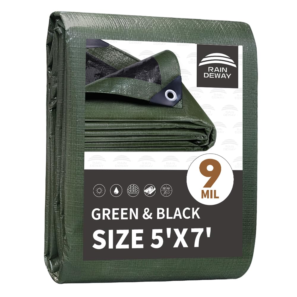 5x7 Feet Tarp Waterproof