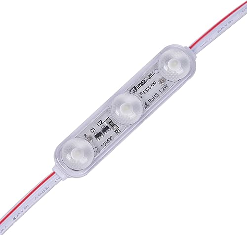 Q QINGCHEN Módulo LED ACDC 12 W 6500 K día blanco 12 V sin entrada de polaridad luz decorativa impermeable para caja de luz letreros de publicidad