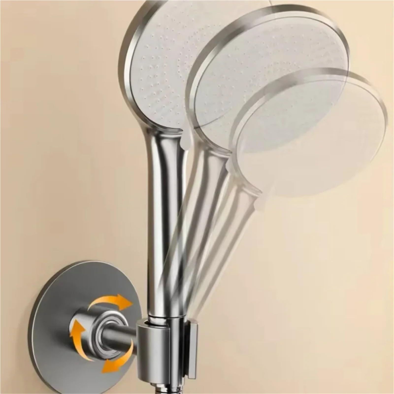 Duschkopfhalter Edelstahl Einstellbare Dusche Kopf Halter Handheld Halterung Ohne Bohren Badezimmer Feste Basis