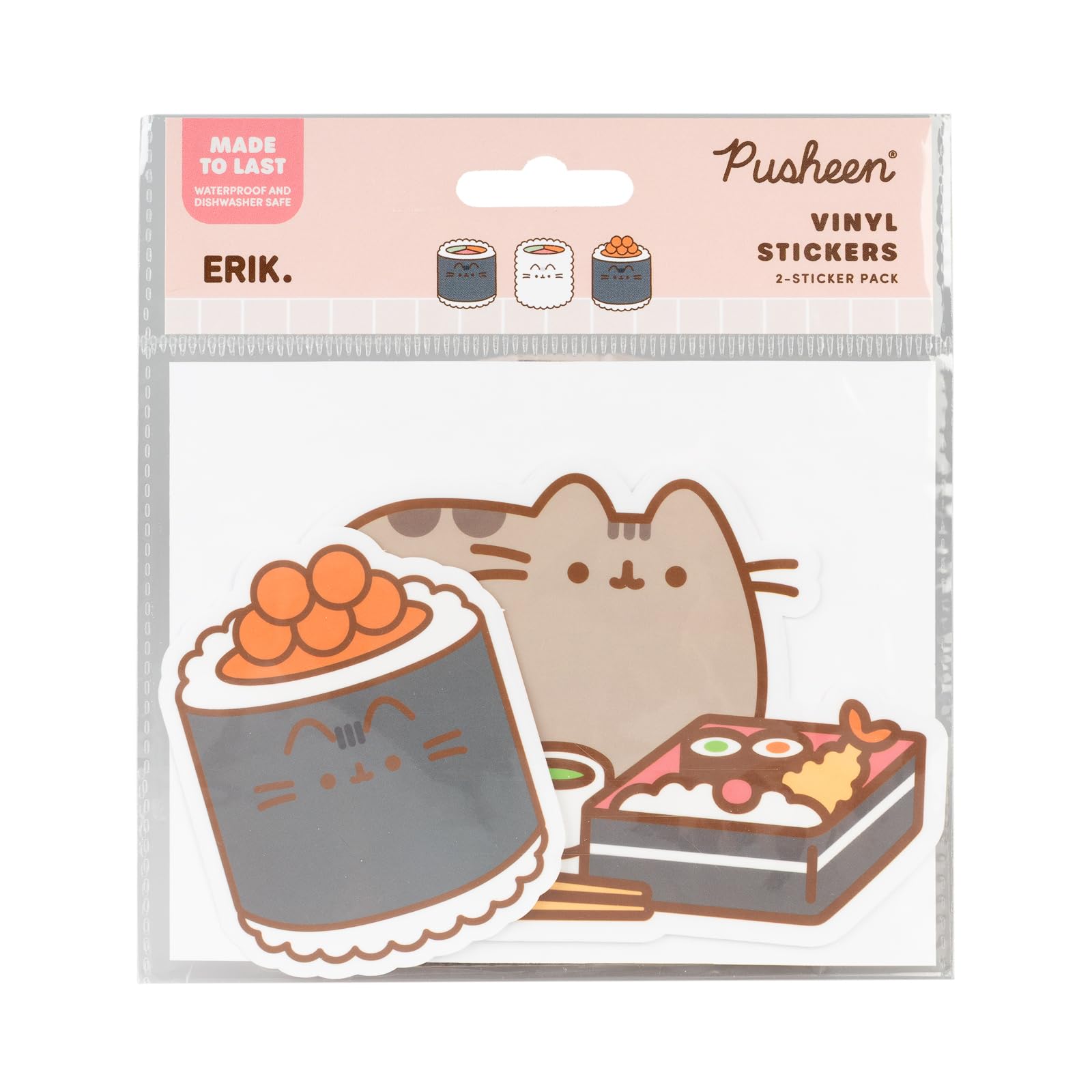 Grupo Erik Vinyl Stickers - Pusheen Gifts for Cat Lovers | Laptop Stickers for Adults & for Children, Kawaii Gifts Under 5 Pounds, Kawaii Stuff, Pusheen Merchandise