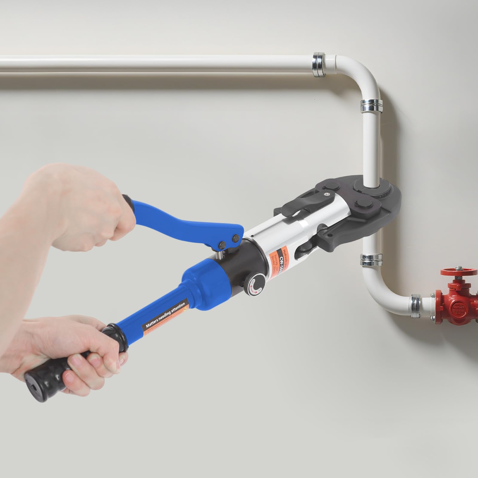 Utensile idraulico 10T, pinza pressatrice professionale per tubi in rame