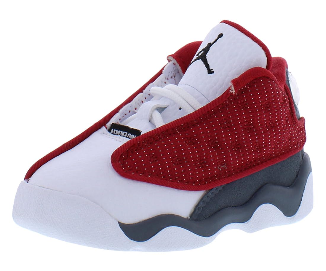 Jordan Nike 13 Retro Infant/Toddler Shoes Size 5, Color: Gym  Red/Black/Flint Grey/White-Solar Red