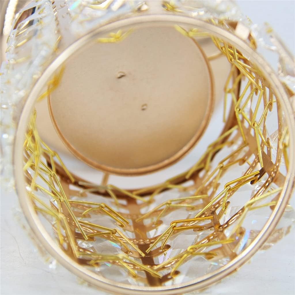 Candle Holders Candlestick Holder Crystal Single-Head Candle Holder Decoration Wedding Hotel Home Decoration Supplies Romantic Candlelight Dinner Ornaments for Living Roo