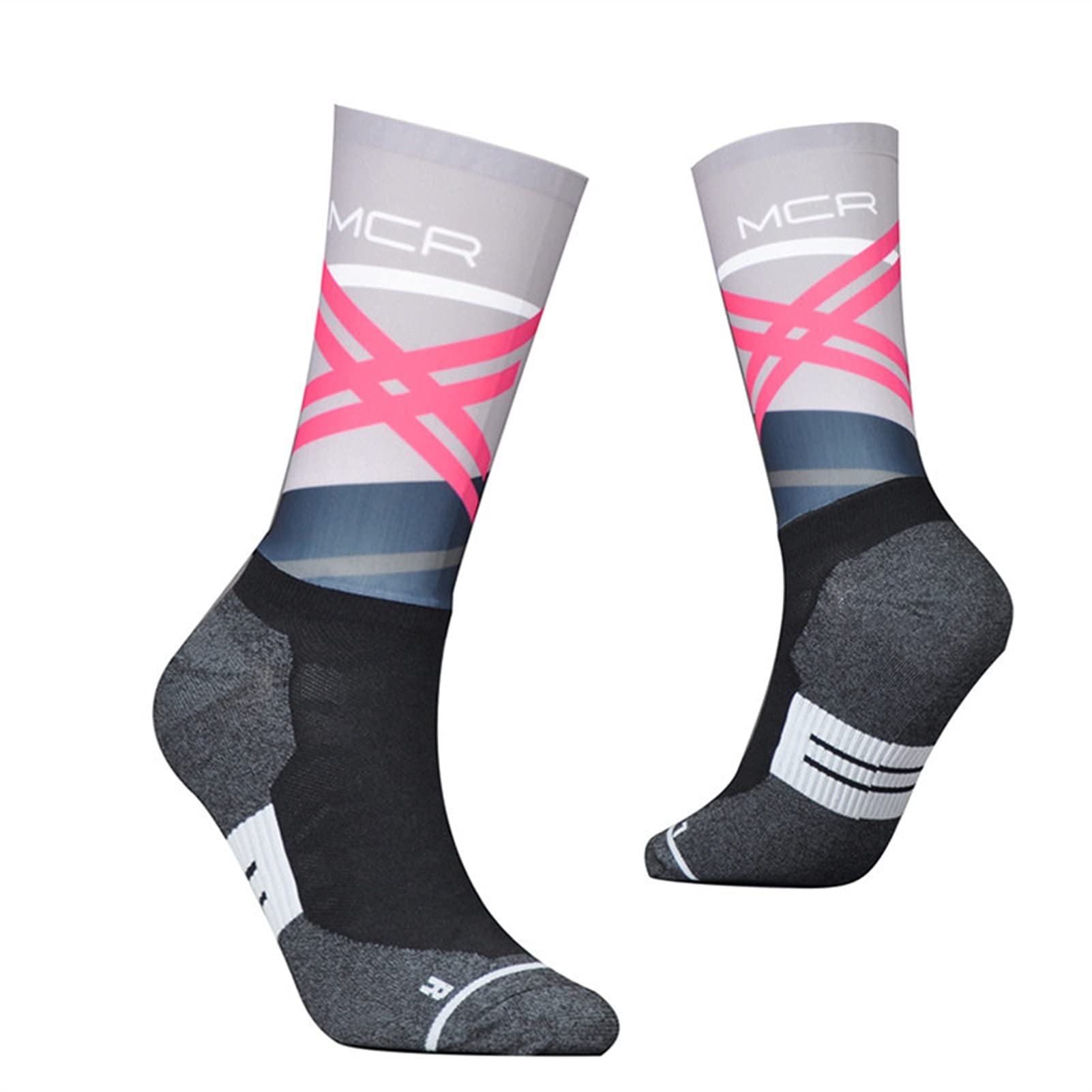 Antideslizante profesional calcetines de bicicleta de bicicleta de compresión de bicicleta calcetines deportivos hombres y mujeres calcetines deportivos calcetines de ciclismo de carreras calcetines d