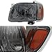 AKKON - For Smoke 01-04 Toyota Tacoma Pickup Truck Headlights 4PCS Front Lamps + Corner Signal Lights 2 Pieces Set