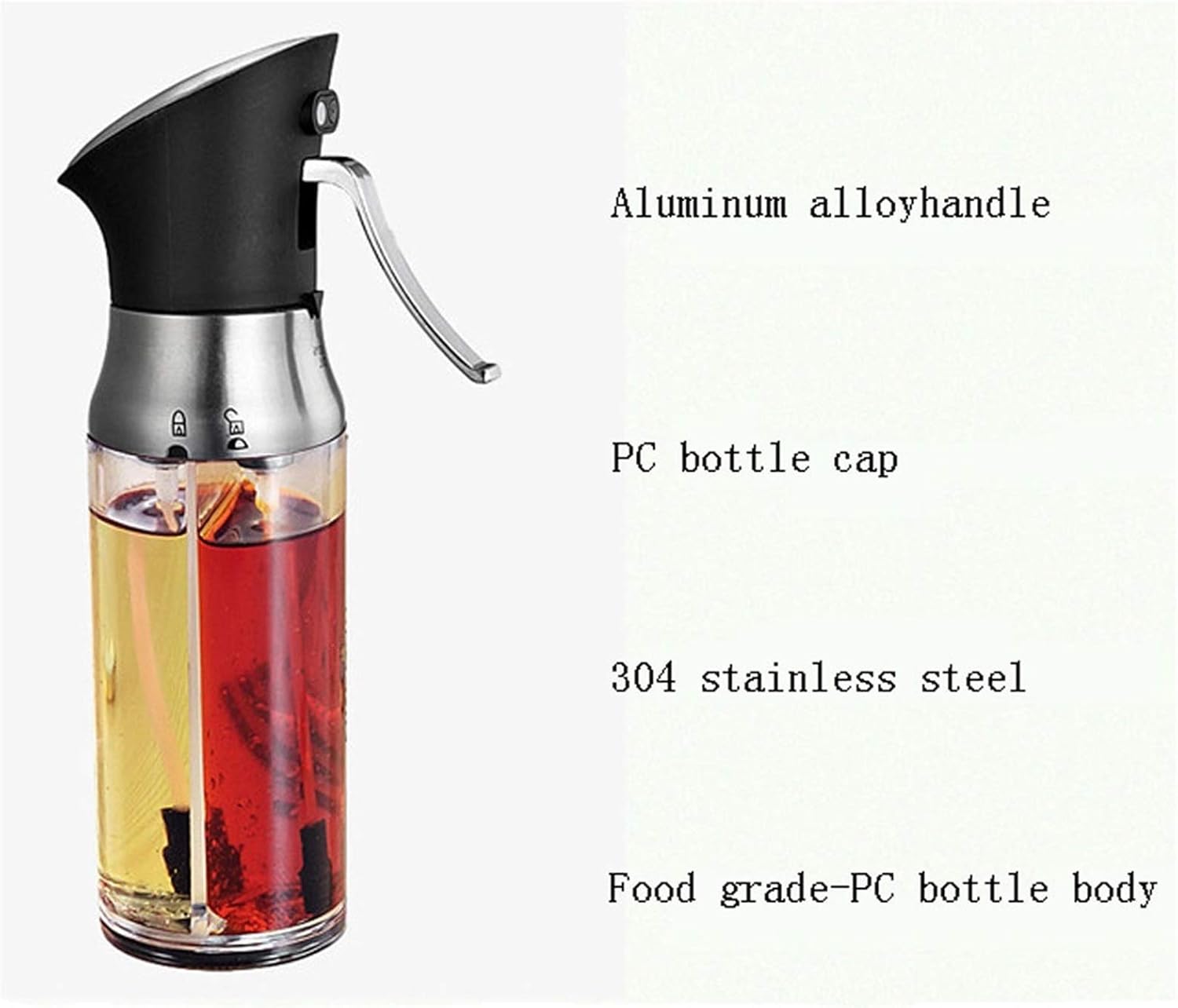 Oil Sprayer Olive Oil Sprayer Misters Bottle Olive Oil Bottle Vinegar Bottle for Cooking Baking Roasting Grilling Oil Dispenser