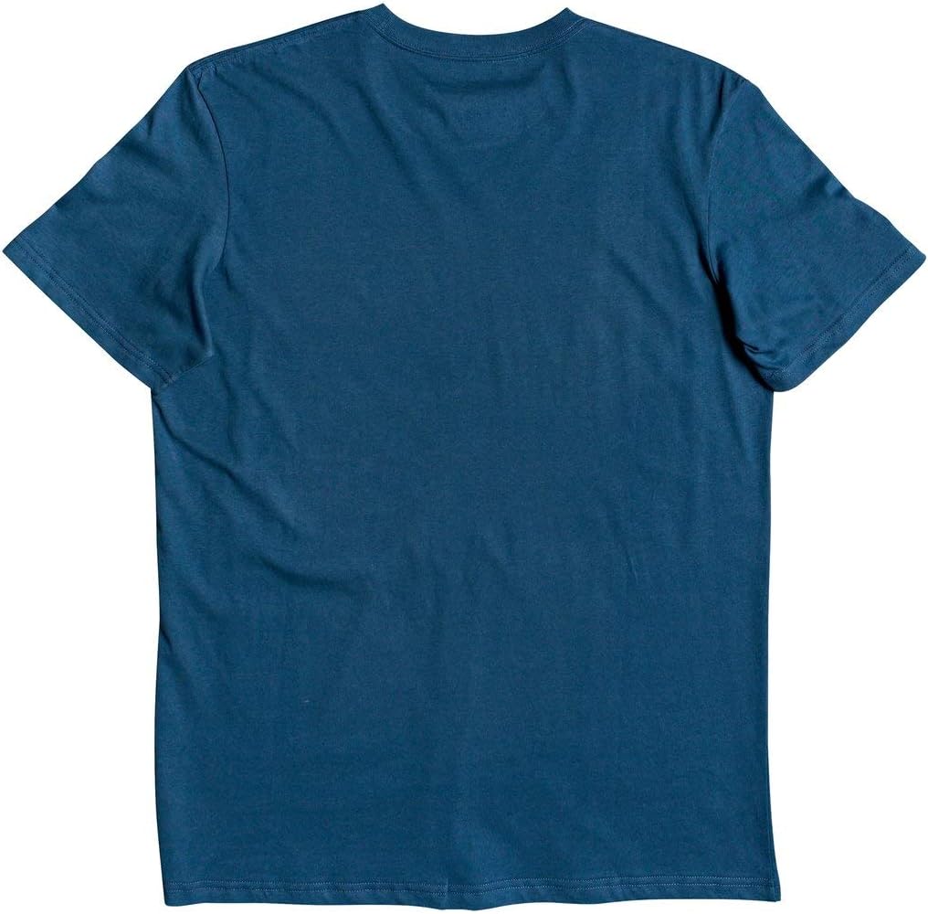 Quiksilver Words Remain Short Sleeve T-Shirt Small Majolica Blue