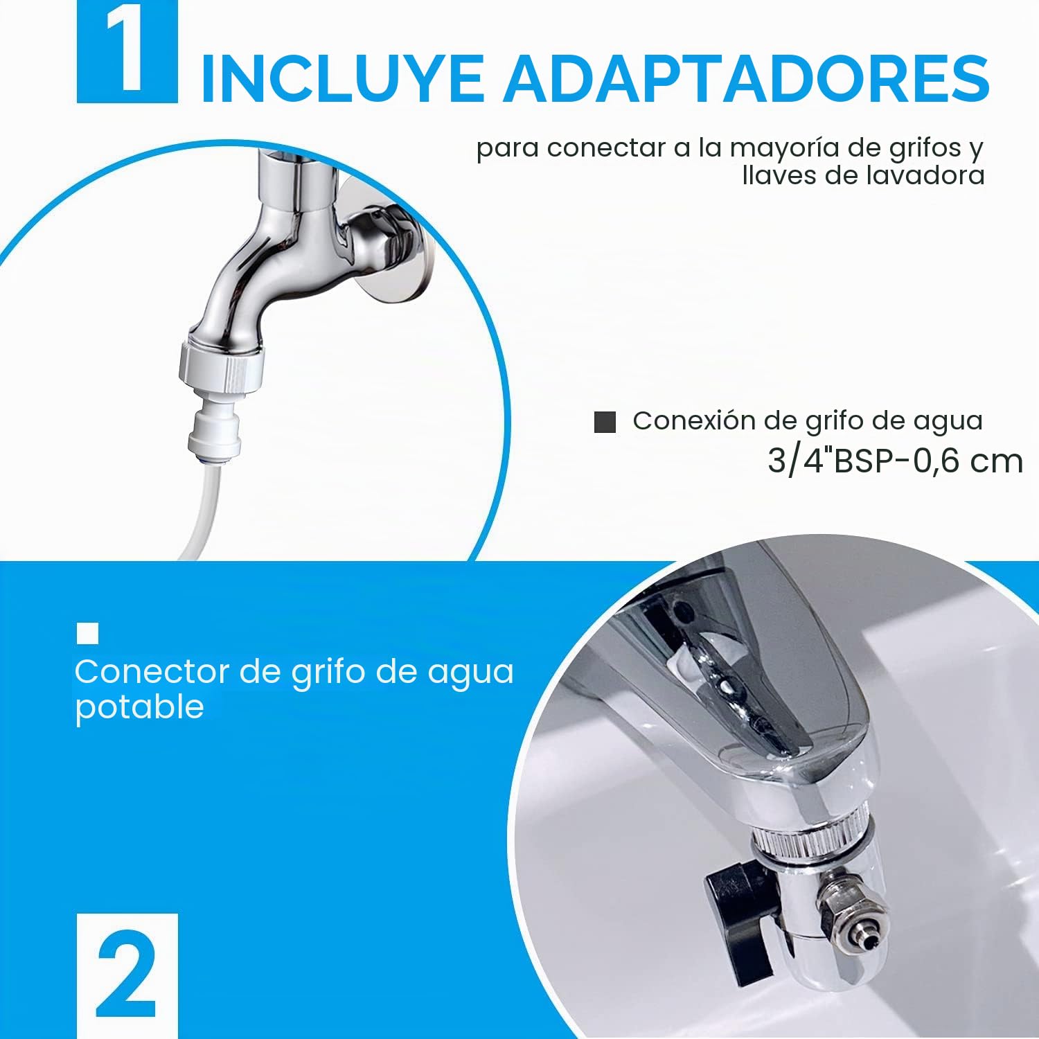 FRIZZLIFE Sistema de ósmosis inversa RO compacto para acuario, 3 etapas, discus, marino, compatible con membrana GPD 190L/280L/380L