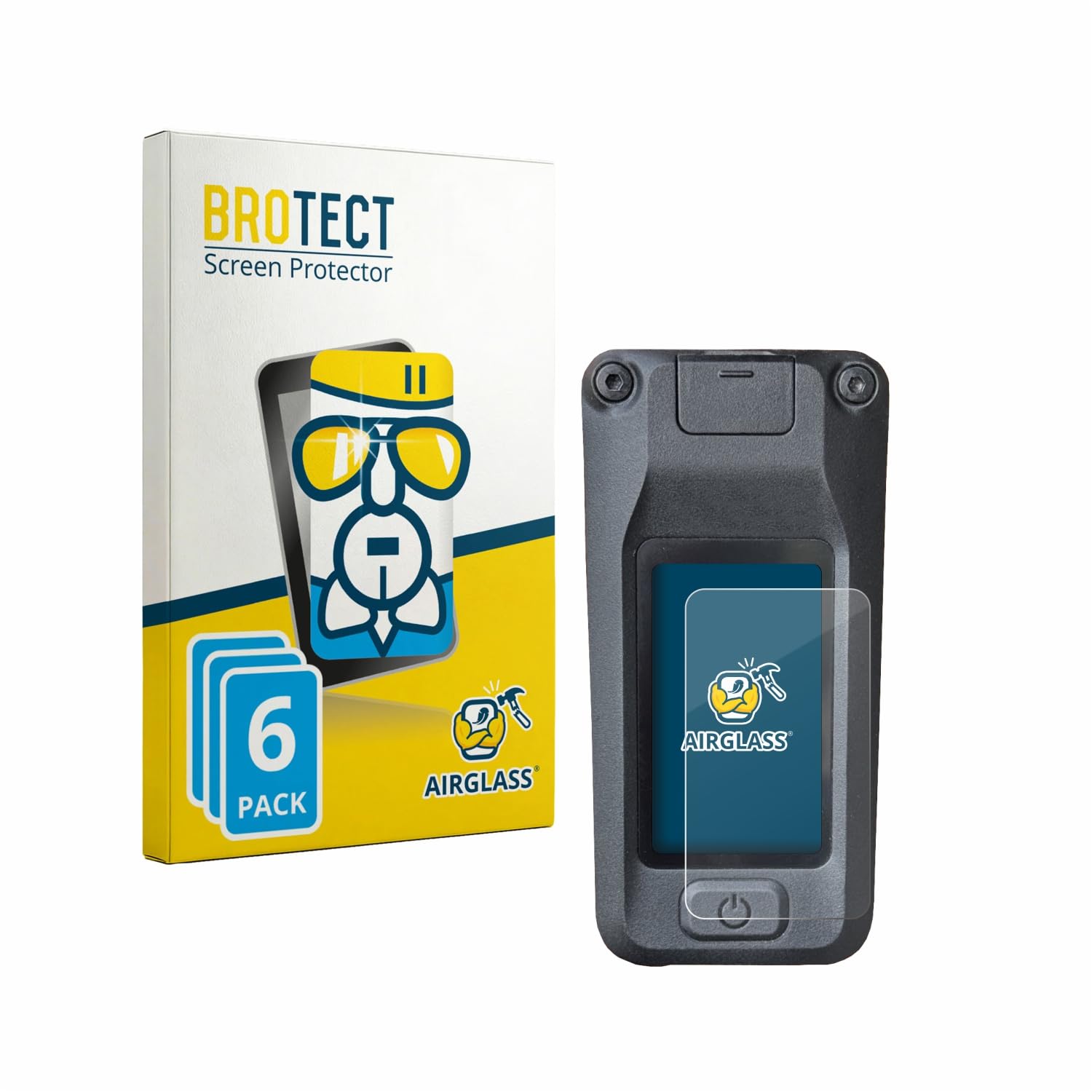 brotect Pellicola Protettiva Vetro per Amflow DJI Avinox Protezione Schermo (6 Pezzi) [Durezza Estrema 9H, Chiaro]