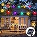 UPOOM Solar String Lights Garden 50 LED 24Ft Outdoor String Lights Multi-Colored Waterproof Crystal Ball Fairy Lights, Decoration Lighting for Home, Garden, Patio, Yard, Christmas