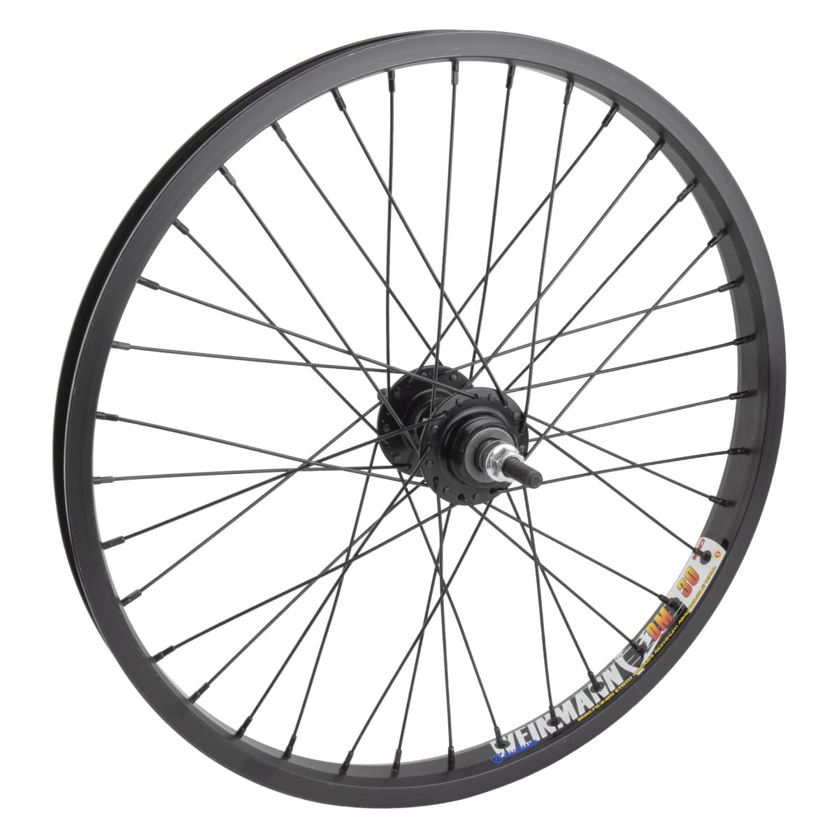24 Inch Rear Rear Bike Wheel 24-Inch Rear Bicycle Wheel - Alloy Silver Rim With Bolt ...