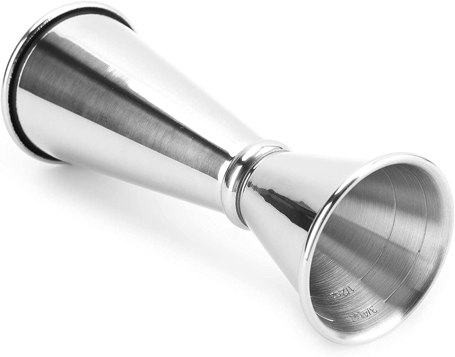 Double Cocktail Jigger Set - 3 Stainless Steel Measuring Tools -3
