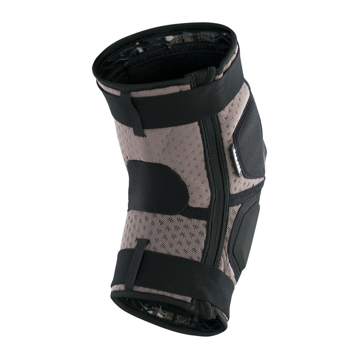 Ion K-Pact Zip - Rodilleras para bicicleta, color negro y arena
