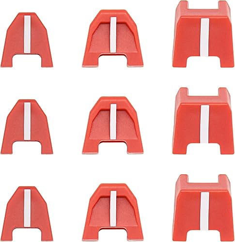 Miniatura 3 de 42-38-0017 Kit de almohadillas para clavadora Milwaukee M18 2746-20 18ga, kit de almohadillas de goma rojaplástico, juego de 9