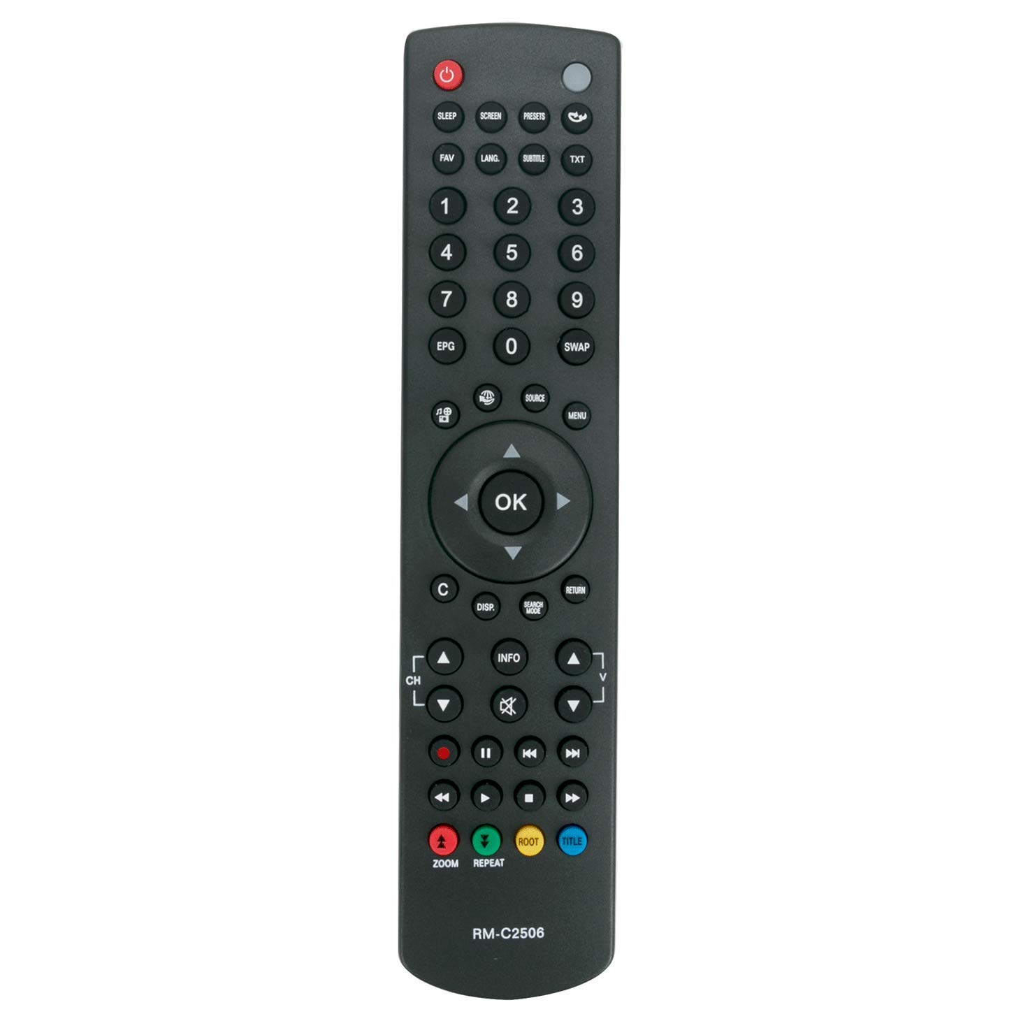 RM-C2506 Telecomando di ricambio - VINABTY RM C2506 Telecomando per JVC RMC2506 TV LT19DD30J LT-19DD3J LT19DD3J LT22DD3J LT-19DD30J LT-22DD3J Remote Controller