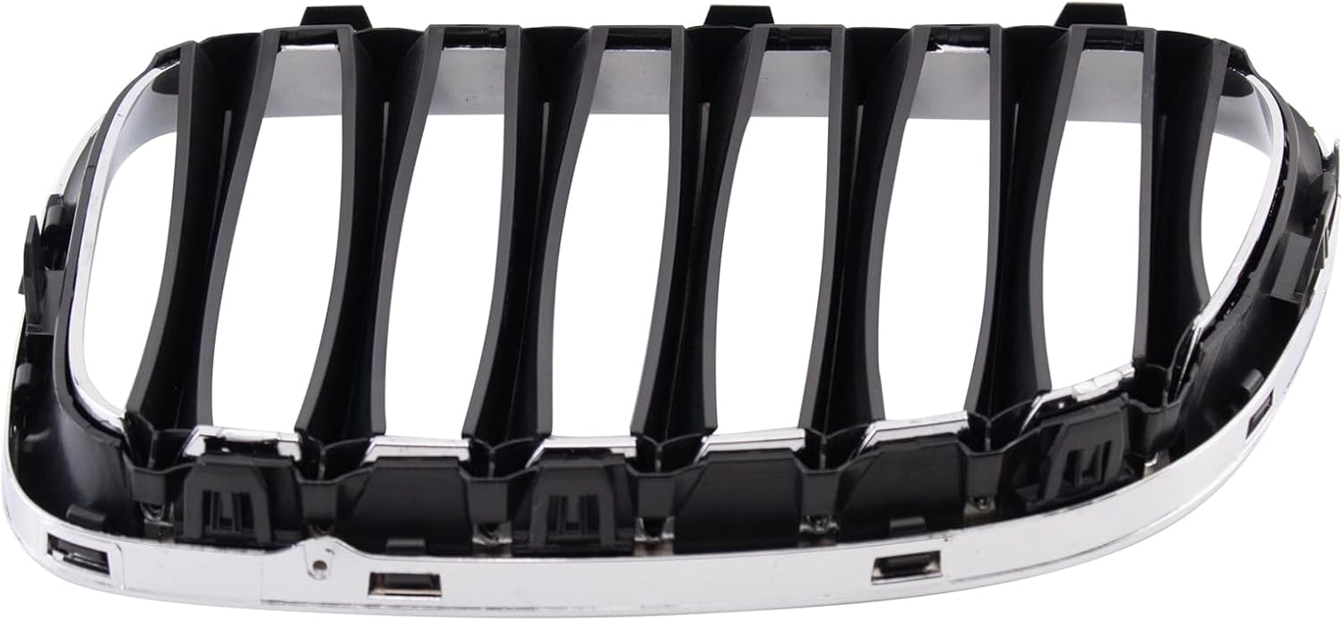 TRQ Front Right Upper Grille Compatible with 2012-2015 BMW X1